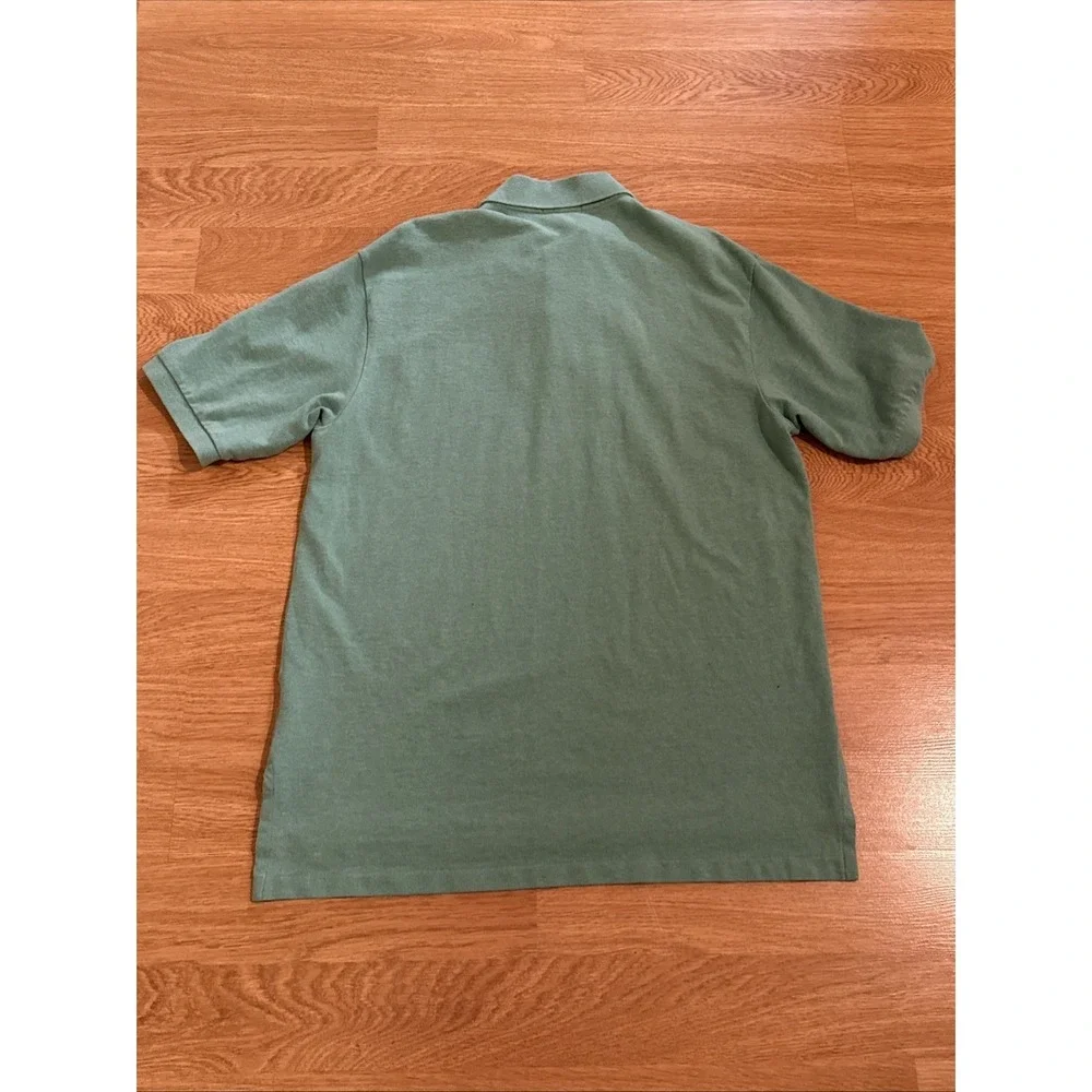 Polo Ralph Lauren Polo Shirt Men's Large Tall Green With Purple Pony Logo Preppy